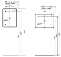 Зеркало Aquanet Ирис 60 с подсветкой LED арт-00316650 — фото 7, Зеркала в ванную комнату