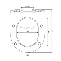 Сиденье BERGES Toma slim SO арт-017603 — фото 5, Сиденья для унитаза
