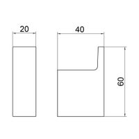 Крючок Timo Petruma черное золото арт-15211/18 — фото 4, Крючки для полотенец