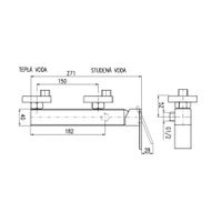 Смеситель Loira для душа,золотой, арт-LR580.5Z — фото 2, Смеситель для душа