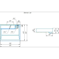 Раковина KIROVIT Престиж 500 на стиральную машину белый (Вн Крв75) 4630055558353 — фото 3, Раковины встраиваемые сверху