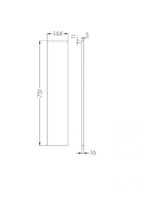 Фасад для тумбы ЛОНДРИ 20, 1шт., дуб сантана 1A275001LH0C0 — фото 2, Тумбы под раковину