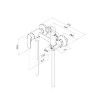 Смеситель с гигиеническим душем, глянцевый хром, Ray, IDDIS, арт-RAYSB00i08 — фото 3, Гигиенические души