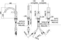Смеситель на борт ванны Paffoni Rock RO040ST — фото 2, Смесители на борт ванны