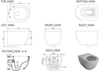 Чаша подвесного унитаза Allen Brau Priority Tornado белый глянец арт-4.31008.20 — фото 15, Подвесные унитазы