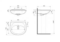 Товар: БРИЗ Умывальник б/отв. 55 см., хр.кольцо, крепление, САНТЕК арт-1WH110457 - фото 8 БРИЗ Умывальник б/отв. 55 см., хр.кольцо, крепление, САНТЕК арт-1WH110457 — фото 8, Раковины подвесные