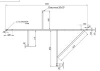 Каркас сварной для акриловой ванны Aquanet Capri 170x110 L/R 00242142 — фото 3, Комплектующие
