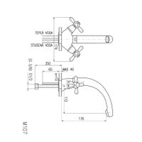 MORAVA - смеситель кухонный классический арт-MK120.5/2 — фото 2, Смесители для кухни
