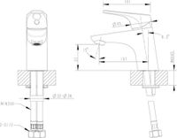 Смеситель для раковины Bravat Drop-D F148162C, хром — фото 3, Смесители для раковины