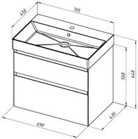 Товар: Тумба под раковину Allen Brau Infinity 70 1.210025.PWM платина матовый - фото 2 Тумба под раковину Allen Brau Infinity 70 1.210025.PWM платина матовый — фото 2, Тумбы под раковину