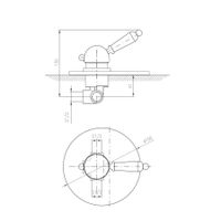 Товар: Смеситель Labe для душа скрытого монтажа, арт-L083L - фото 2 Смеситель Labe для душа скрытого монтажа, арт-L083L — фото 2, Смеситель для душа