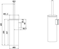 Ершик для унитаза Allen Brau Priority золото арт-6.31A09-GB — фото 9, Ершики для унитаза