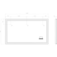 Зеркало с подсветкой VIGO Geometry Media voice 1200 арт-052 — фото 10, Зеркала в ванную комнату