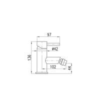 Смеситель Seina для биде, SE945.5KZ — фото 2, Смесители для биде