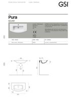 Товар: раковина подвесная/встраиваемая PURA 82x49 белый арт-8826111 - фото 4 раковина подвесная/встраиваемая PURA 82x49 белый арт-8826111 — фото 4, Раковины подвесные