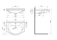 Товар: Раковина SANTEK Байкал 65 мебельная белый арт-WH109651 - фото 8 Раковина SANTEK Байкал 65 мебельная белый арт-WH109651 — фото 8, Раковины подвесные
