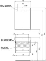 Мебель для ванной Aquanet Nova Lite 60 белый (1 ящик) арт-00242922 — фото 4, Комплекты мебели для ванной