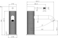 Смеситель для раковины Allen Brau Priority 4.0 черный матовый арт-5.31С01-31 — фото 2, Смесители для раковины