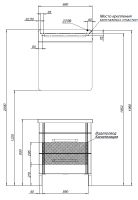 Зеркальный шкаф Aquanet Лукка 70 белый арт-00178955 — фото 8, Зеркальные шкафы в ванную
