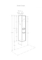 Шкаф-колонна СИЛЬВА 30, подвесная, правая, дуб фьорд 1A215603SIW6R — фото 6, Шкафы для ванной