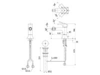 Товар: GC Смеситель для биде со сливным клапаном, хром арт-TRG08301R - фото 2 GC Смеситель для биде со сливным клапаном, хром арт-TRG08301R — фото 2, Смесители для биде