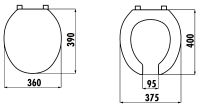 CREAVIT Крышка дюропласт с микролифтом арт-KC0403.01.0000E — фото 2, Сиденья для унитаза