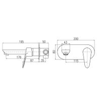 Смеситель Victoria для умывальника, VI235 — фото 2, Смесители для раковины