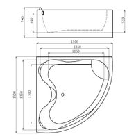 Товар: Акриловая ванна Gemy арт-G9041 K - фото 3 Акриловая ванна Gemy арт-G9041 K — фото 3, Акриловые ванны