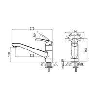 Товар: Смеситель для кухни D&K Venice , хром арт-DA1062301 - фото 2 Смеситель для кухни D&K Venice , хром арт-DA1062301 — фото 2, Смесители для кухни