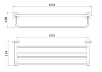 Товар: AQ4115BG ЕВРОПА полка для полотенец, шлиф. золото - фото 6 AQ4115BG ЕВРОПА полка для полотенец, шлиф. золото — фото 6, Полки для полотенец