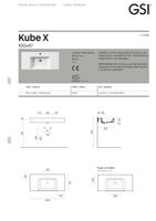 Товар: раковина подвесная/накладная KUBE X 100x47 белый арт-9451111 - фото 5 раковина подвесная/накладная KUBE X 100x47 белый арт-9451111 — фото 5, Раковины подвесные