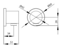 Товар: CREAVIT Выход для подключения душевого шланга круглый арт-A01GR - фото 2 CREAVIT Выход для подключения душевого шланга круглый арт-A01GR — фото 2, Комплектующие для смесителей