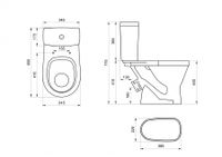 Товар: УНО Унитаз-компакт,косой вып.,2-х реж.,арм., сид.п/п с сис. soft-close САНТЕК 1WH501613 - фото 11 УНО Унитаз-компакт,косой вып.,2-х реж.,арм., сид.п/п с сис. soft-close САНТЕК 1WH501613 — фото 11, Напольные унитазы