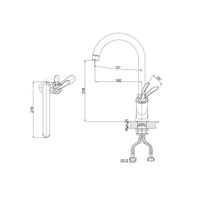 Товар: Смеситель для кухни D&K Venice , черный/золото арт-DA1032459 - фото 2 Смеситель для кухни D&K Venice , черный/золото арт-DA1032459 — фото 2, Смесители для кухни