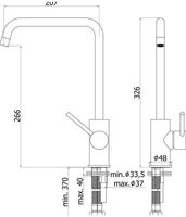 Смеситель для кухни Paffoni Light арт-LIG980CR — фото 2, Смесители для кухни