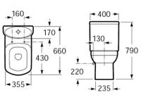 Товар: DAMA SENSO Бачок для унитаза, механизм двойного слива на 3/6 л, упаков. в коробку. ROCA арт-7341517000 - фото 3 DAMA SENSO Бачок для унитаза, механизм двойного слива на 3/6 л, упаков. в коробку. ROCA арт-7341517000 — фото 3, Комплектующие для туалета