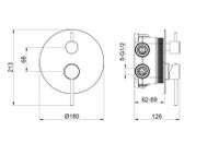 Товар: AQ1347BG ЕВРОПА смеситель для ванны 3 режима (внешняя и скрытая часть), шлиф. золото - фото 3 AQ1347BG ЕВРОПА смеситель для ванны 3 режима (внешняя и скрытая часть), шлиф. золото — фото 3, Смеситель для ванны