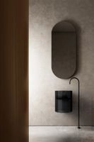 Раковина подвесная прозрачная ABBER Kristall черная арт-AT2704Onyx — фото 5, Раковины подвесные