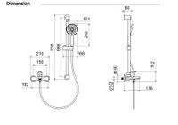Товар: AQ1748CR ЛУГАНО смеситель для ванны с душевым гарнитуром, хром - фото 16 AQ1748CR ЛУГАНО смеситель для ванны с душевым гарнитуром, хром — фото 16, Смеситель для ванны