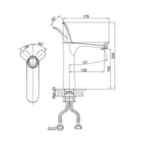 Смеситель для раковины D&K Venice , хром арт-DA1032641 — фото 2, Смесители для раковины