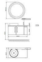 ELATA Зеркало с подсветкой арт-ET1085.01.AN — фото 2, Зеркала в ванную комнату