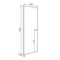 Зеркало с LED-подсветкой SIRIUS (50*150) /AQUA DE MARCO SIR50/150 — фото 8, Зеркала в ванную комнату