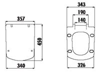 CREAVIT Крышка термопласт с микролифтом LARA KC1603.03.0000E — фото 2, Сиденья для унитаза