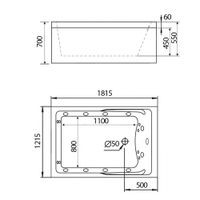 Товар: Акриловая ванна Gemy арт-G9061 B L - фото 2 Акриловая ванна Gemy арт-G9061 B L — фото 2, Акриловые ванны