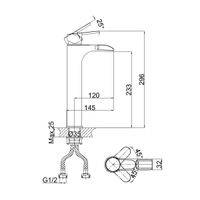 Товар: Смеситель для раковины D&K Rhein , хром арт-DA1392701 - фото 3 Смеситель для раковины D&K Rhein , хром арт-DA1392701 — фото 3, Смесители для раковины