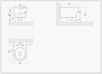Товар: Унитаз подвесной AQ0700-001 Aquatek Поларис 520х365х370мм, тонкое сиденье с механизмом плавного закрывания, крепеж арт-AQ0700-01 - фото 12 Унитаз подвесной AQ0700-001 Aquatek Поларис 520х365х370мм, тонкое сиденье с механизмом плавного закрывания, крепеж арт-AQ0700-01 — фото 12, Подвесные унитазы