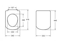 DAMA SENSO/Compacto Сиденье и крышка для унитаза, дюропласт., с механизмом мягкого закрыв. ROCA арт-ZRU9000041 — фото 12, Сиденья для унитаза