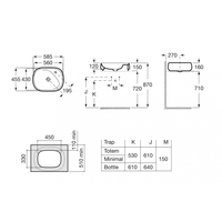 Beyond раковина накладная 560х430, ROCA арт-73270B8000 — фото 4, Раковины накладные