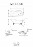 Товар: GIALETTA Ванна 170x81xH74 см. на лапах "LEONE" LUX, слив/перелив хром 25217 - фото 1 GIALETTA Ванна 170x81xH74 см. на лапах "LEONE" LUX, слив/перелив хром 25217 — фото 1, Ванны