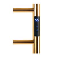 Электрический полотенцесушитель мини 560x370x90 мм, 63W, нержавеющая сталь, полировка, золото 704153081 — фото 4, Электрические полотенцесушители